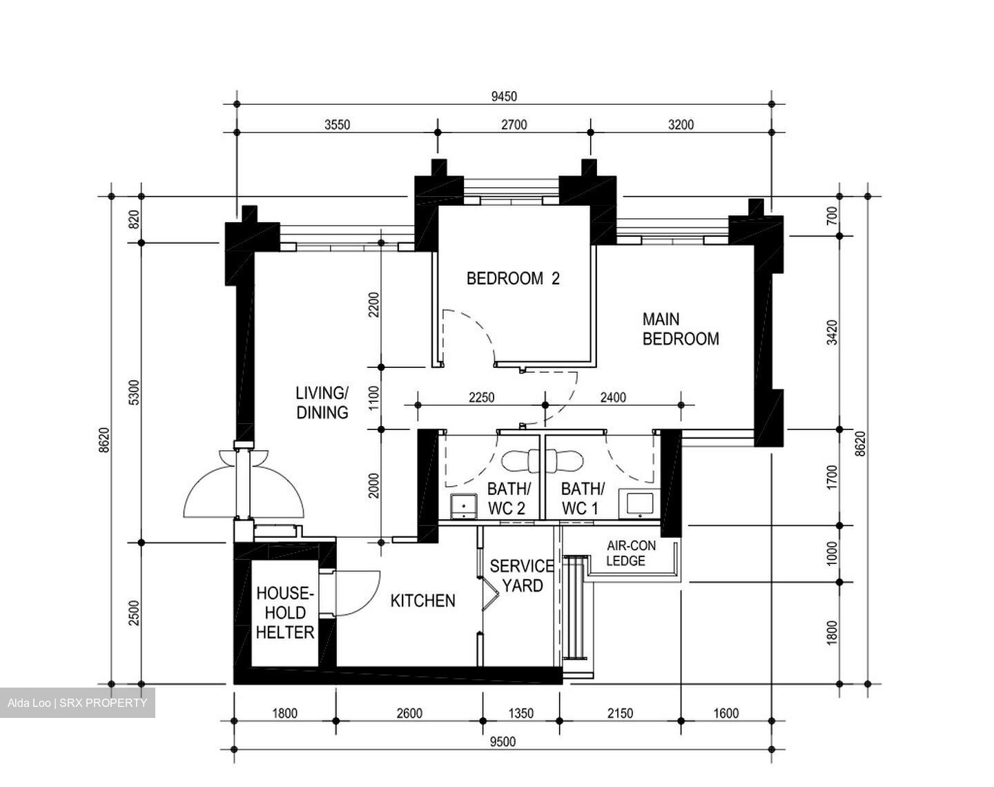 Blk 36 Skyresidence @ Dawson (Queenstown), HDB 3 Rooms #539931221